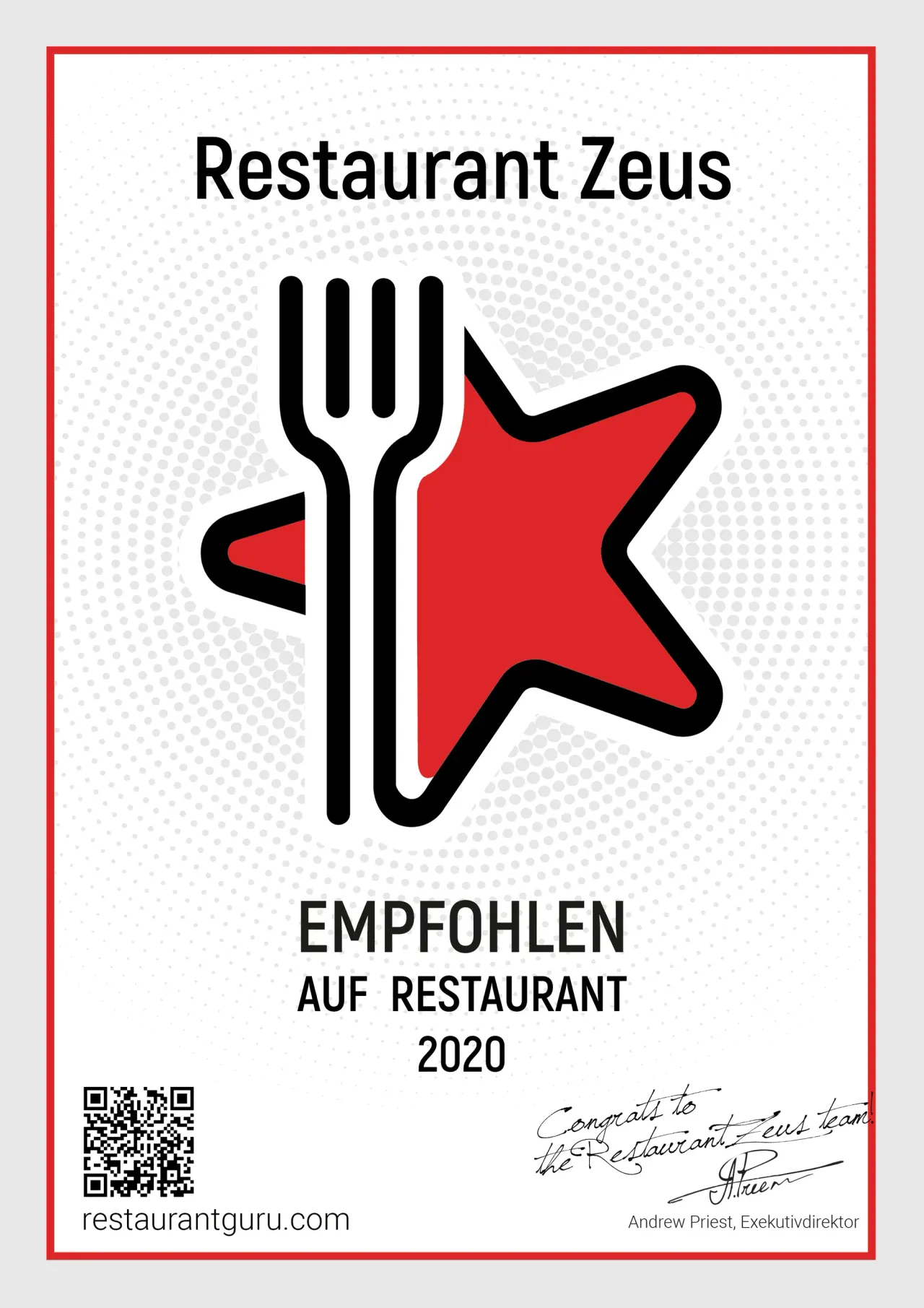 BookNoFees: Restaurant – Restaurant Zeus – Berlin – Zeus Restaurant, photo 1