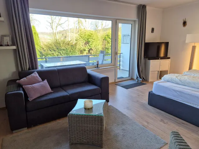 BookNoFees: Quiet vacation rental on Lake Sorpe with a fireplace and balcony – Sundern