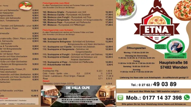 BookNoFees: Restaurant – Etna Pizzeria – Wenden – Etna Pizzeria, photo 2
