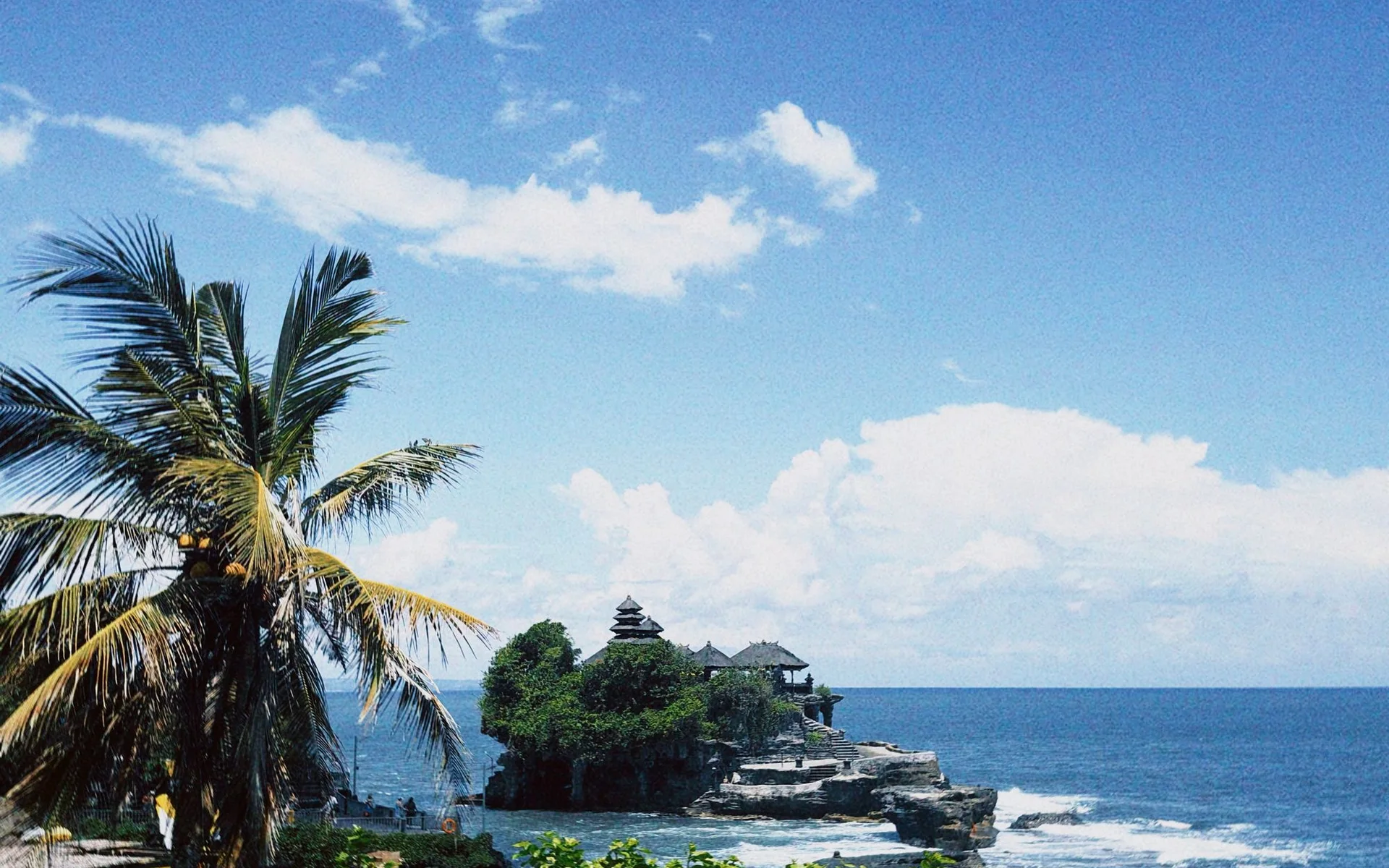 Tanah Lot Temple on the coast of Bali